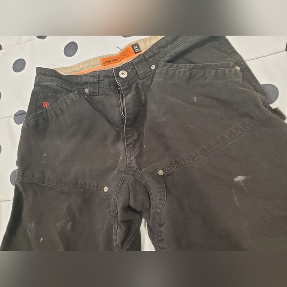 JESSE JAMES Work Shorts ☆ Black ☆ SIZE 34 MENS - Picture 4 of 9